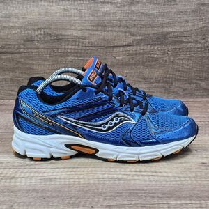Saucony Cohesion 6 Men's Size 9.5 Blue Black Orange Running Shoes (25156-10)